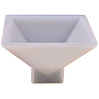 SUPVOX Molde de silicona con forma de pirámide de cristal y resina para hacer manualidades